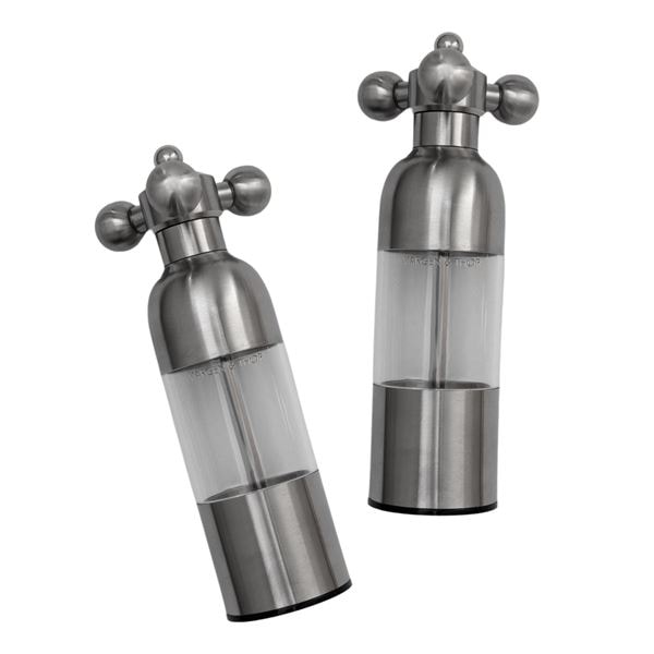 Axia Salt & Pepparkvarn 2-pack Borstat Stål