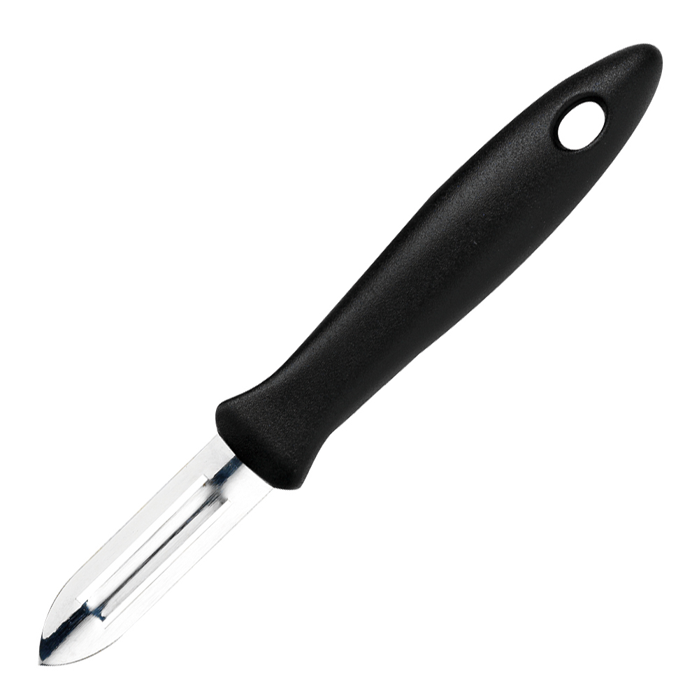 Fiskars - Essential Potatisskalare Fast Blad 6 cm Svart