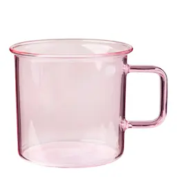 Muurla The mug glasskopp 3,5 dl rosa