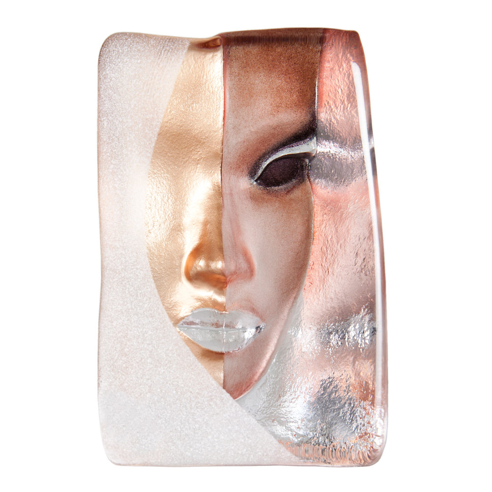 Målerås Glasbruk – Masq Mazzai 13 cm Guld
