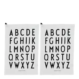 Design Letters Kökshandduk 60x40 cm 2-pack Vit