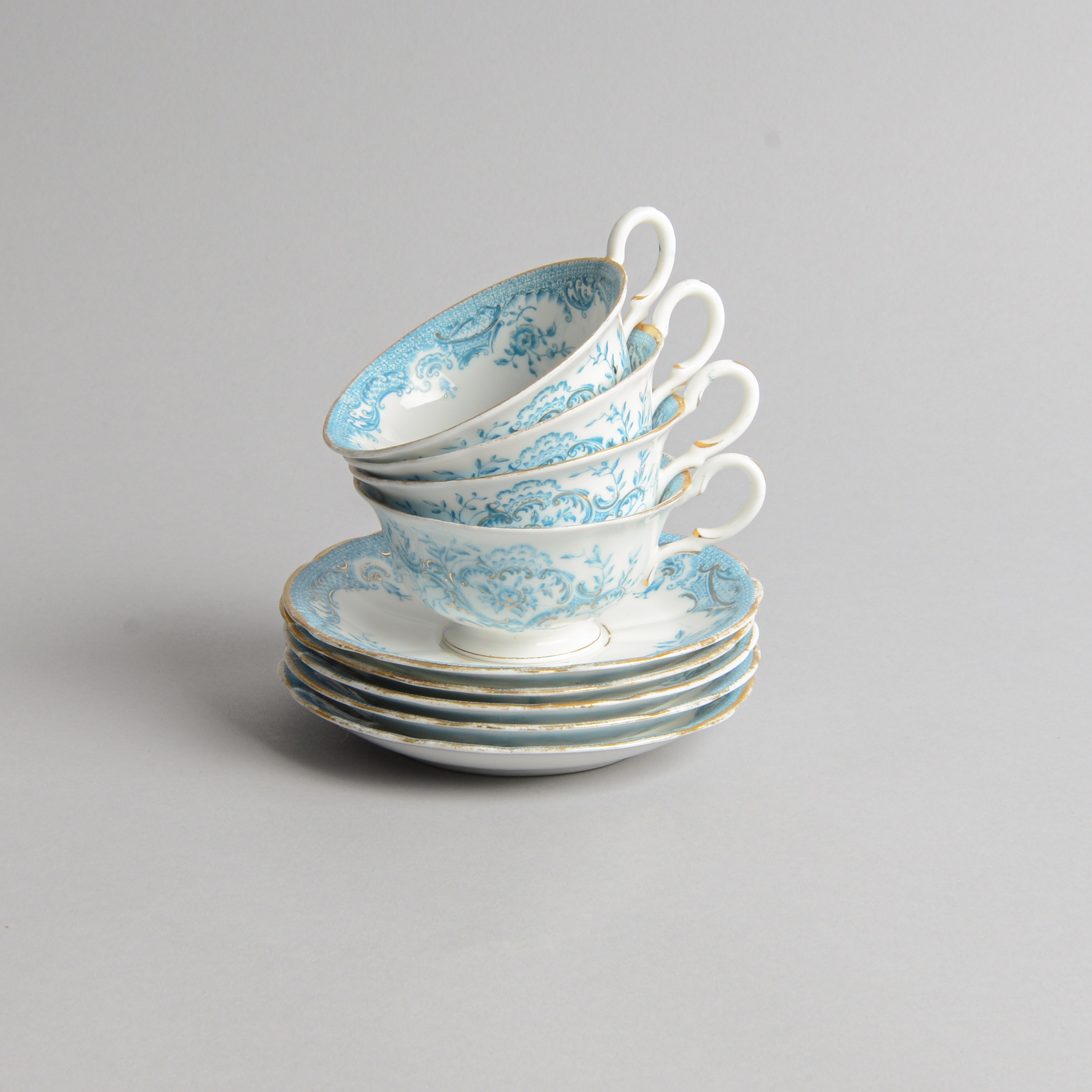 Rörstrand - SÅLD Kaffekoppar 4 st tidigt 1900-tal