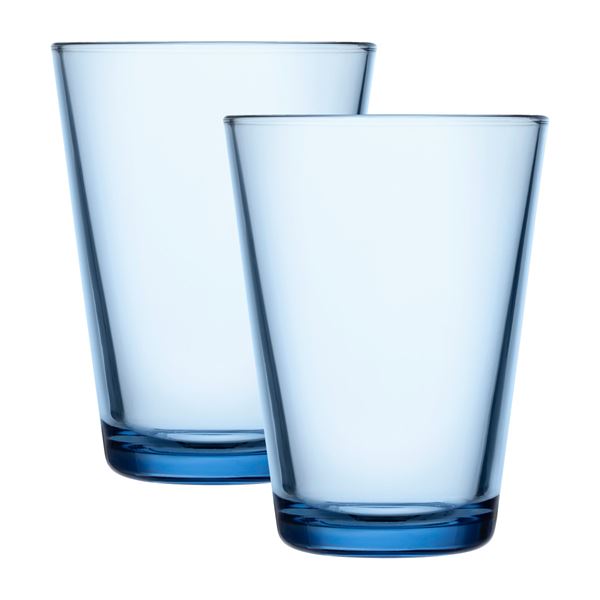 Läs mer om Iittala - Kartio Glas 40 cl 2-pack Aqua