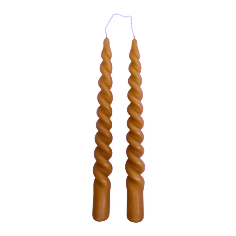 Kierrekynttilä 24 cm 2 kpl Okra