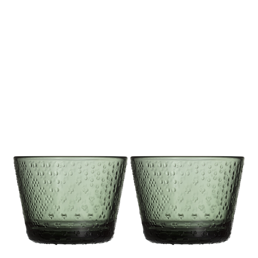 Läs mer om Iittala - Tundra Glas 16 cl 2-pack Tallgrön