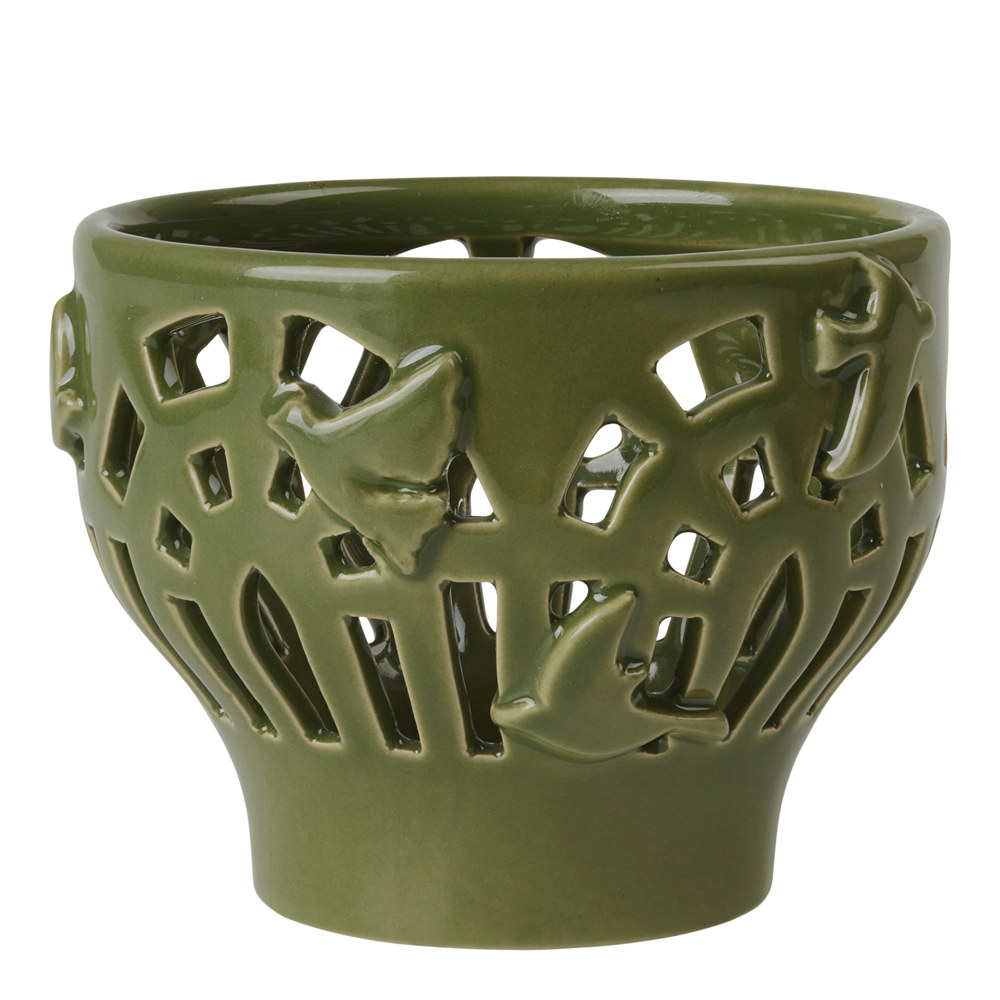 Rosendahl - Orangery Ljuslykta 9,5 cm Green Garden