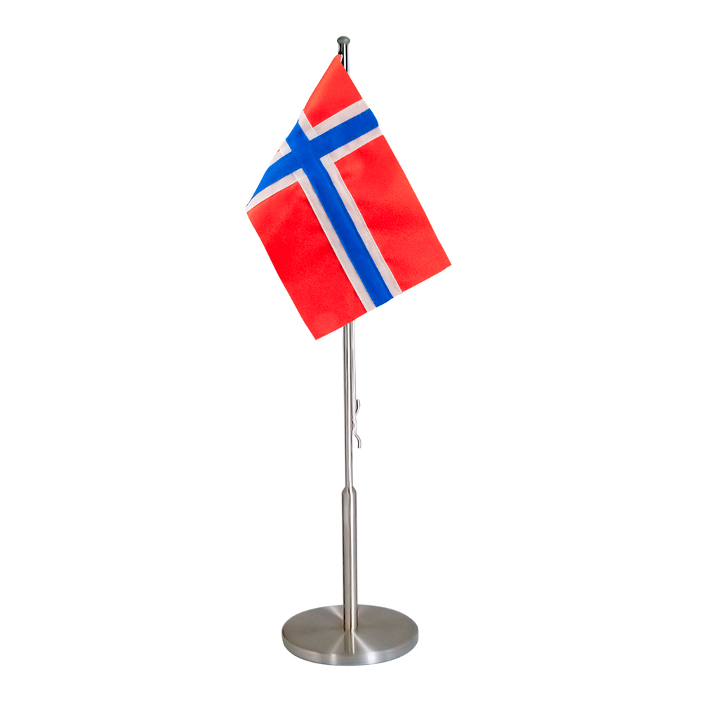 Dacapo Silver Flaggstång Norsk Flagga 40 cm