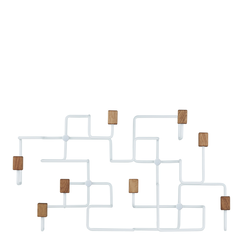 Gejst - Underground Klädhängare 59 cm Ek/Vit