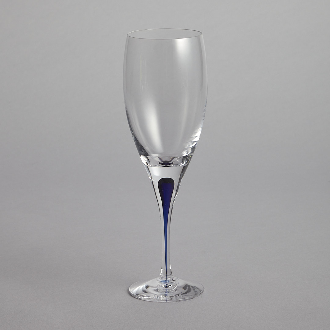 Orrefors - "Intermezzo Blå" Vinglas 6 st