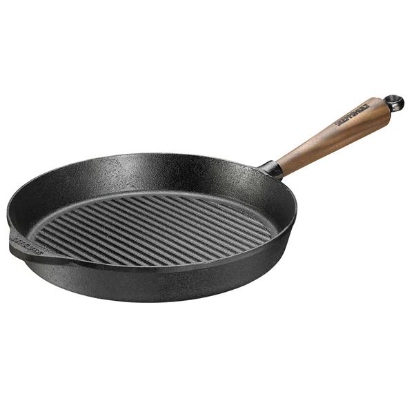 Skeppshult – Grillpanna Med Valnöt Handtag 28 cm