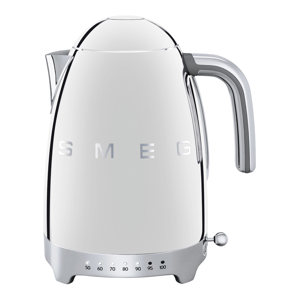 Läs mer om Smeg - Smeg 50s Style Vattenkokare variabel temperatur 1,7 L Krom