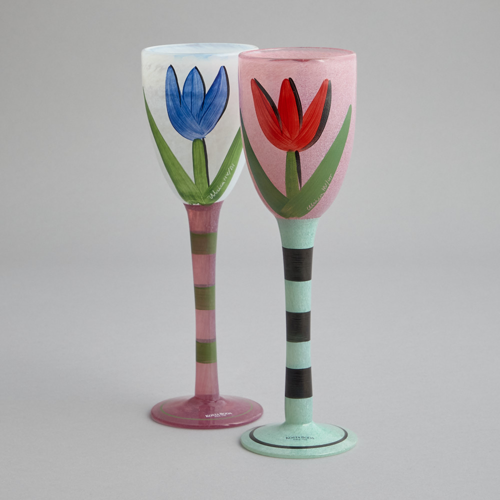 Kosta Boda - Tulipa Pokaler 24,5 cm  2 st