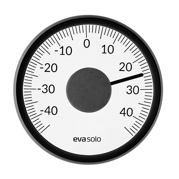 Läs mer om Eva Solo - Utomhustermometer För Fönster 8,5 cm Svart