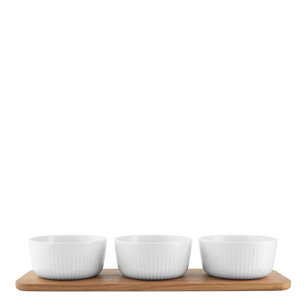 Eva Solo - Eva Trio Legio Nova Snackset 3 skålar + Fat Ek Vit