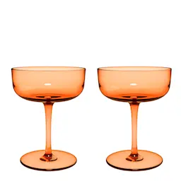 Villeroy & Boch Champagneglas coupe 10 cl 2-pack Apricot