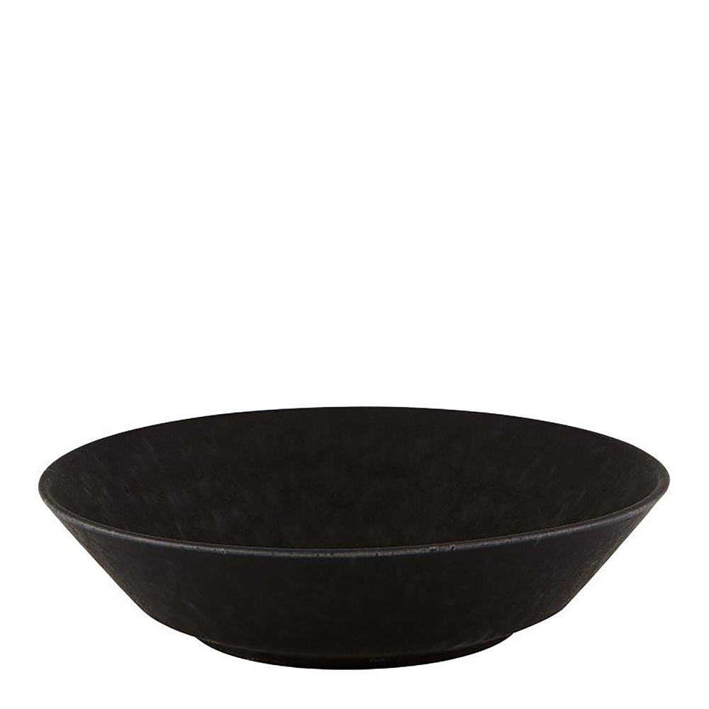 Modern House - Black Satin Pastatallrik 25,5 cm Svart