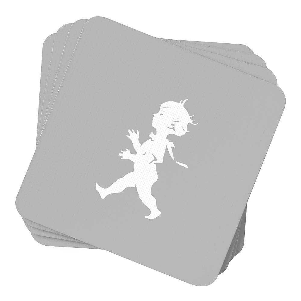 Solstickan - Glasunderlägg 10x10 cm 4-pack