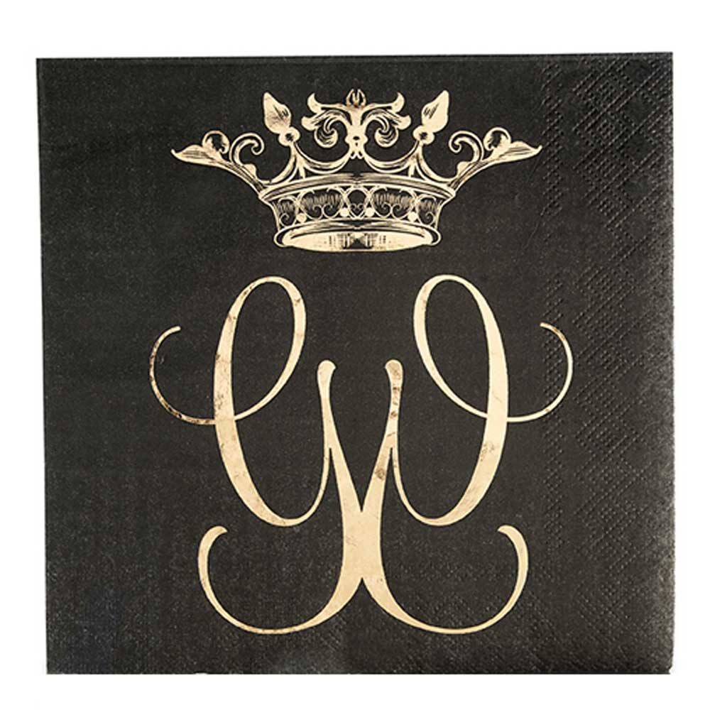 Gynning Design – Royal Servett 16,5×16,5 cm Svart