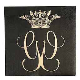 Gynning Design Royal Servett 16,5x16,5 cm Svart
