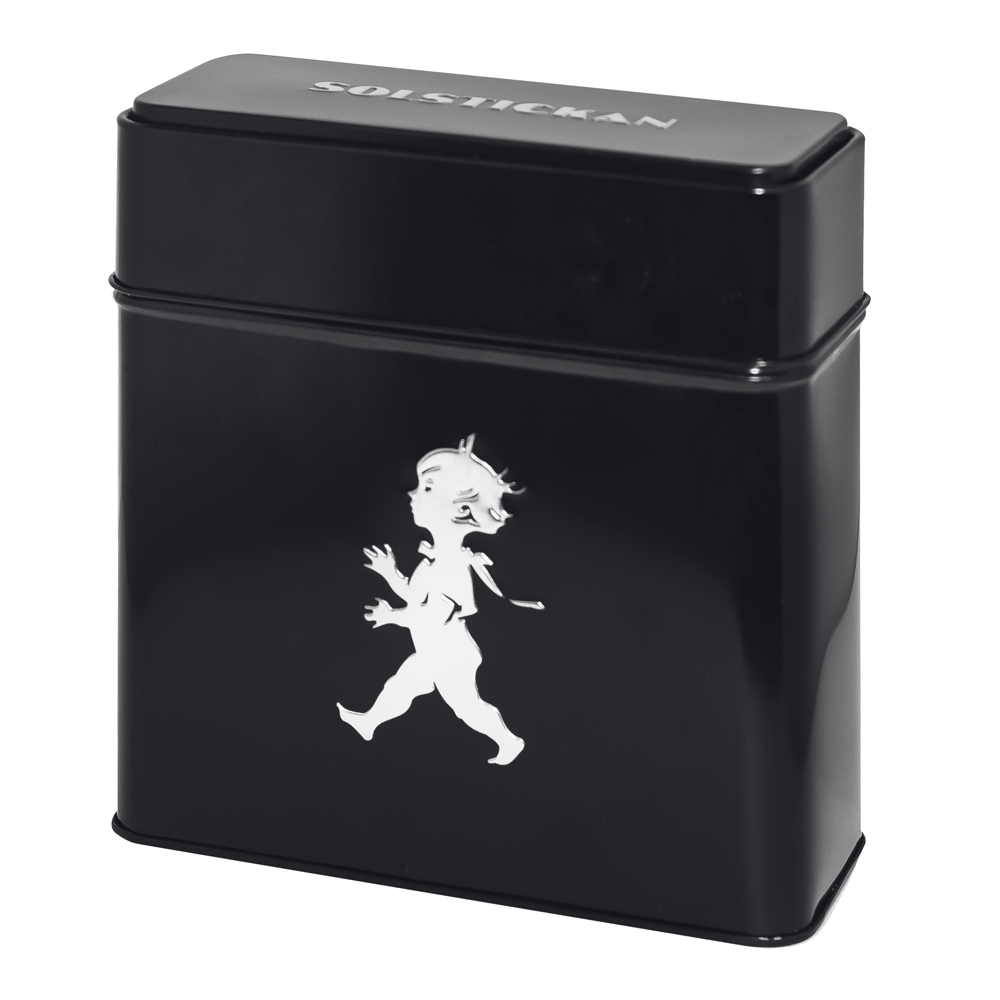 Solstickan - Boks til kaffefilter svart/silver