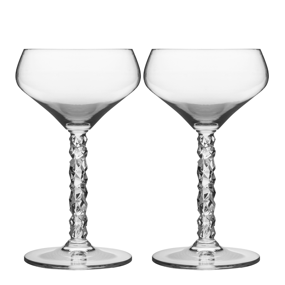 Orrefors - Carat champagne coupe 24 cl 2 stk