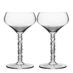 Orrefors Carat champagne coupe 24 cl 2 stk