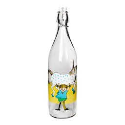 Muurla Pippi Langstrømpe Glassflaske Pippi & Lille Gubben 1 L