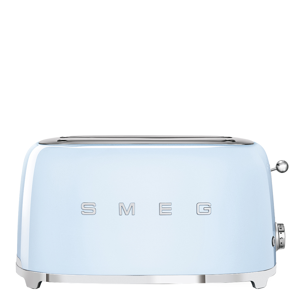 Läs mer om Smeg - Smeg 50s Style Brödrost 4 skivor Blå