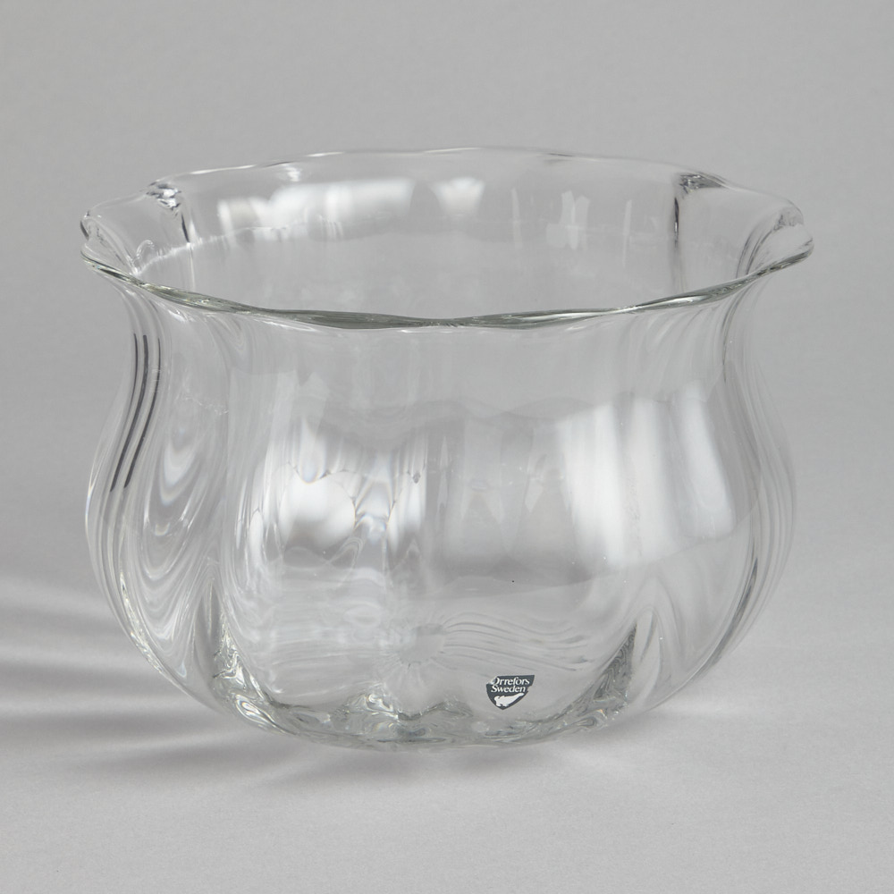 Orrefors - SÅLD Orrefors Glasskål 20 cm x 13 cm