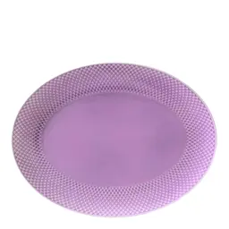 Lyngby Porcelain Rhombe Color oval serveringsfat