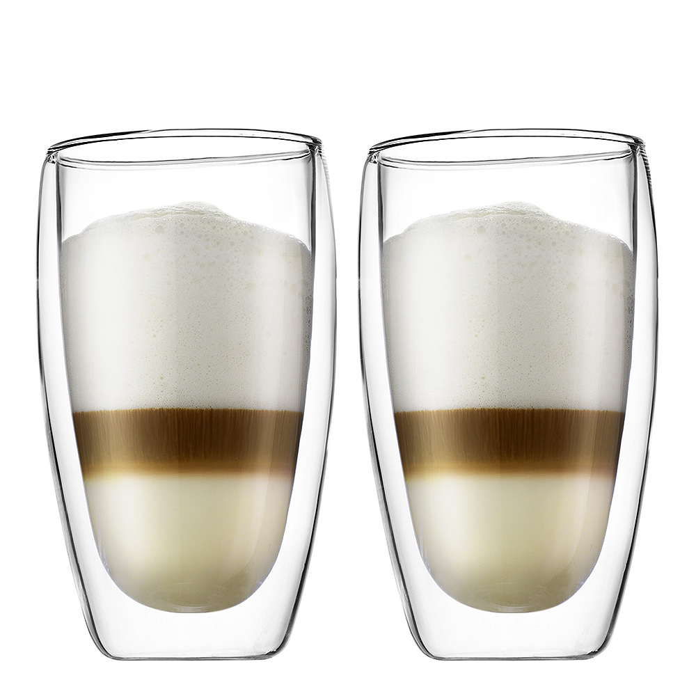 Pavina Kaffeglas dubbelväggat 45 cl 2-pack