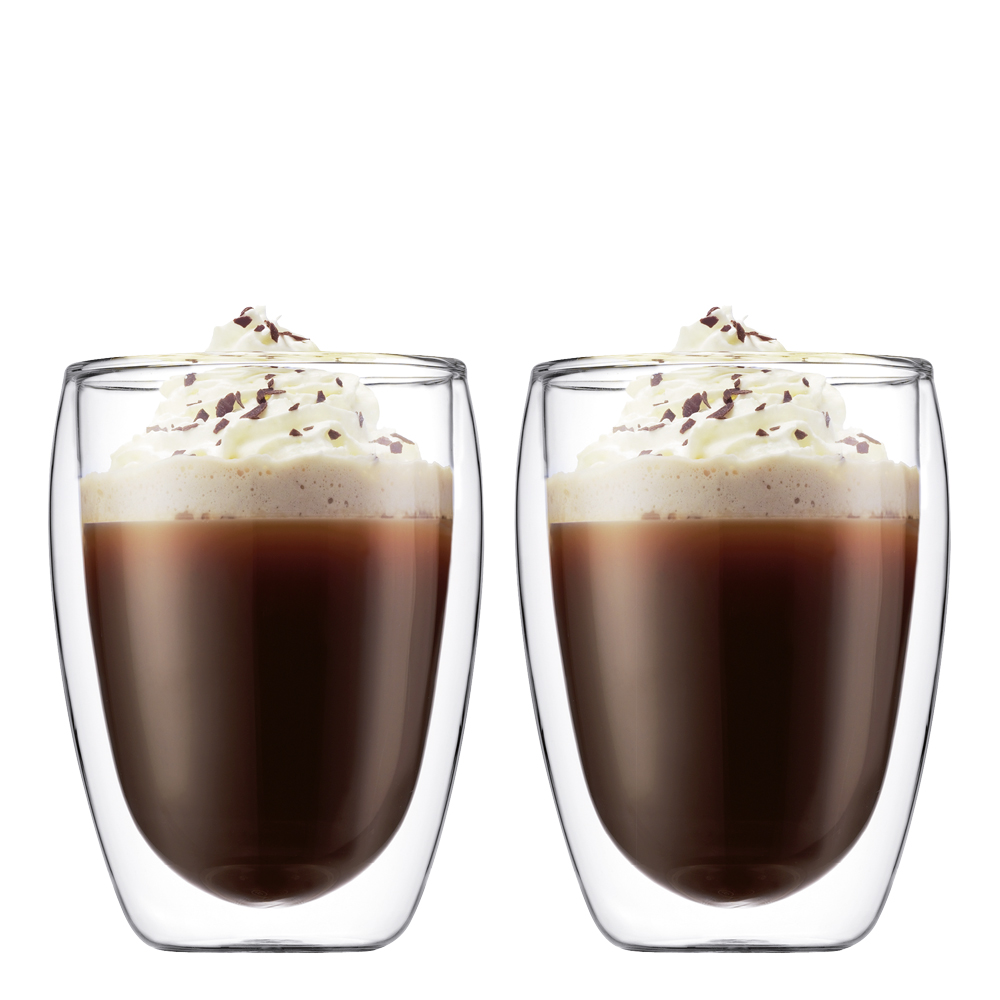 Bodum – Pavina Kaffeglas dubbelväggad 35 cl 2-pack