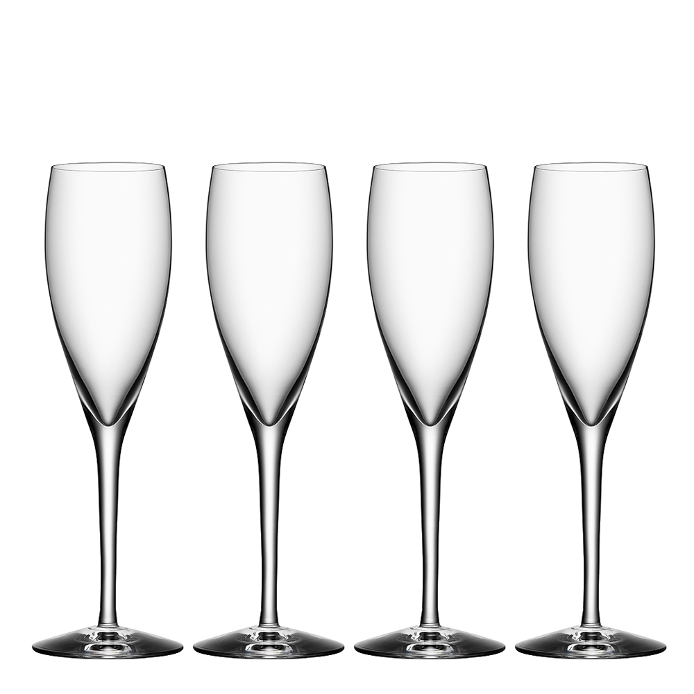 Orrefors – More Champagneglas 18 cl 4-pack