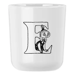 Rig-Tig Moomin ABC krus E 20 cl hvit