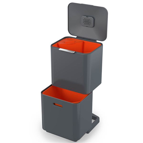 Joseph Joseph - Totem Avfallsbehållare 60 L Mörkgrå