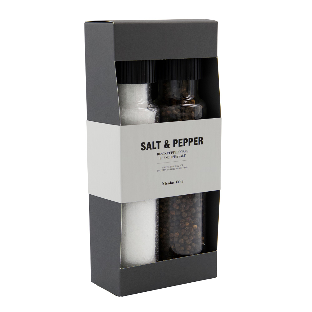 Läs mer om Nicolas Vahé - Presentask Salt & Peppar Svart