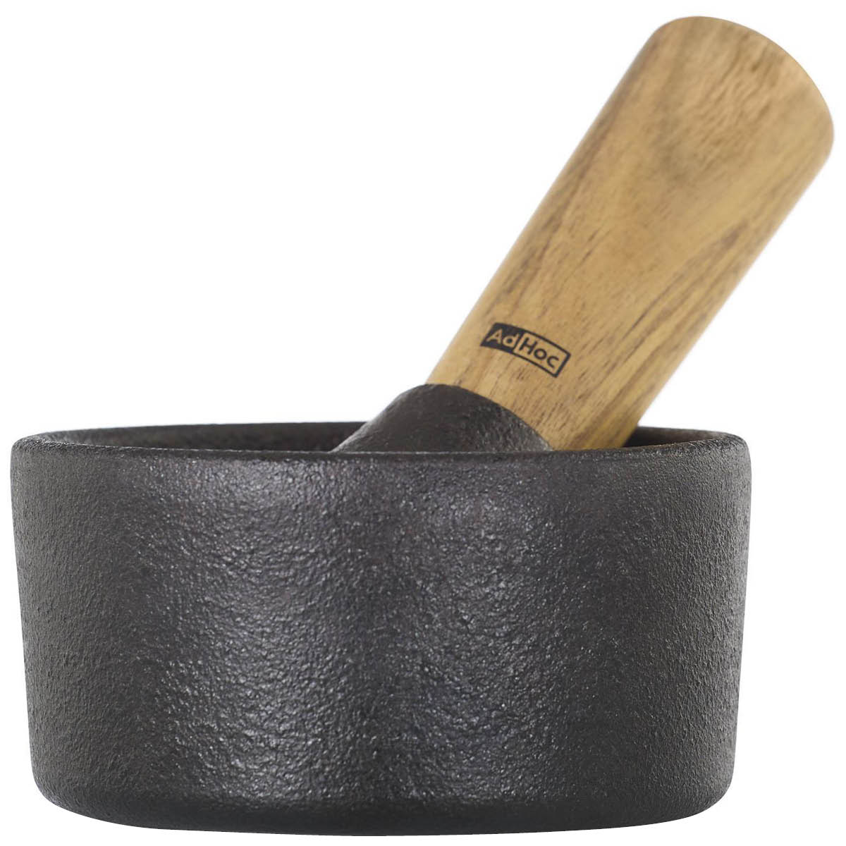 AdHoc - Crush morter rund 10 cm støpejern/akasietre