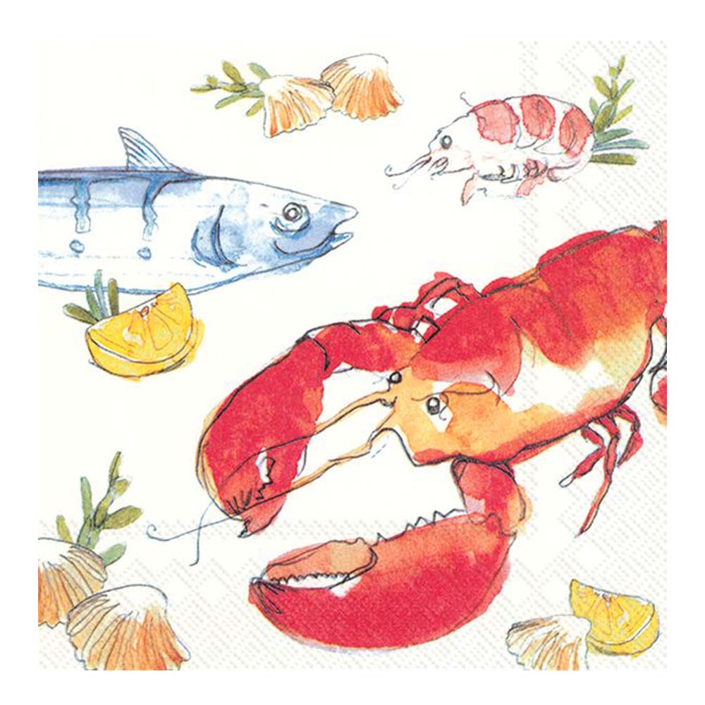 IHR - Servett Fish & Lobster 33x33 cm
