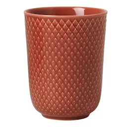 Lyngby Porcelain Rhombe Color Mugg 33 cl Terracotta