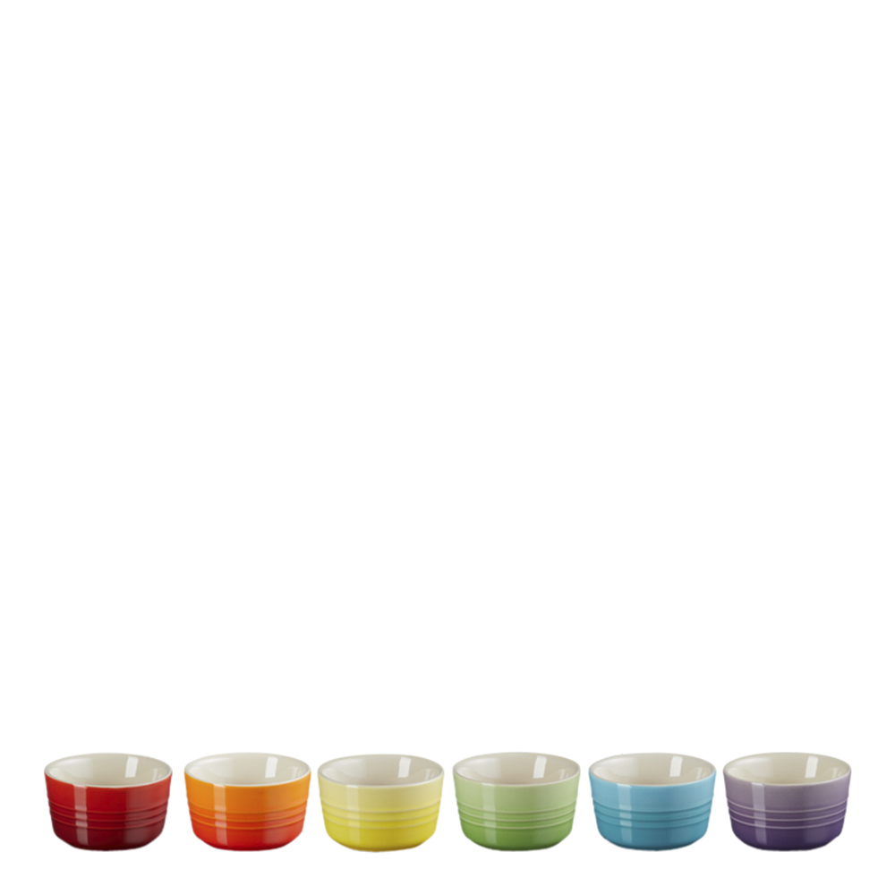 Le Creuset - Rainbow Ramekin Mini 6-pack