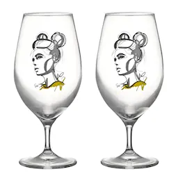 Kosta Boda All About You Ölglas 40 cl 2-pack Cheers to you