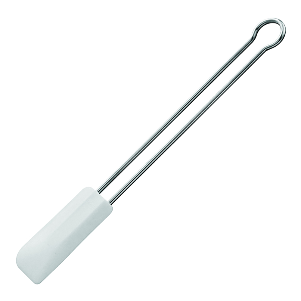Rösle - Slikkepott smal L26 cm stål/hvit