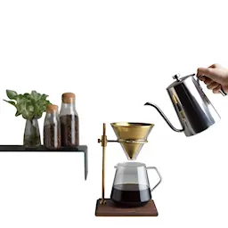 Kinto Slow Coffee Bryggesett for 4 kopper med stativ  hover