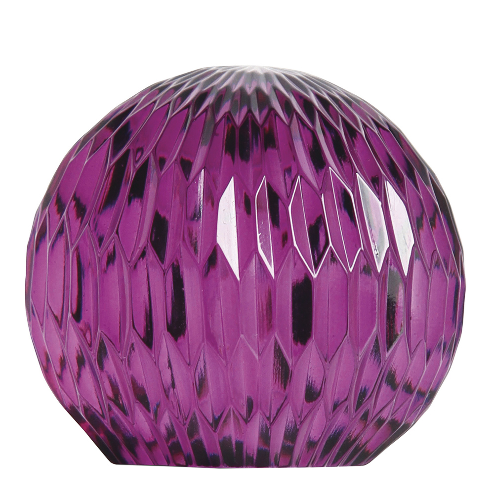 Läs mer om &klevering - Sphere Brevpress Glas 9 cm Lila
