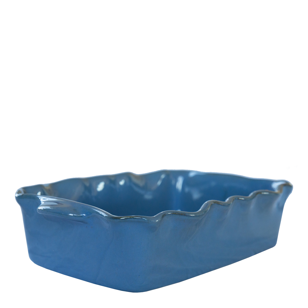 Gerbera – Provence Gratängform 37×25 cm Blå