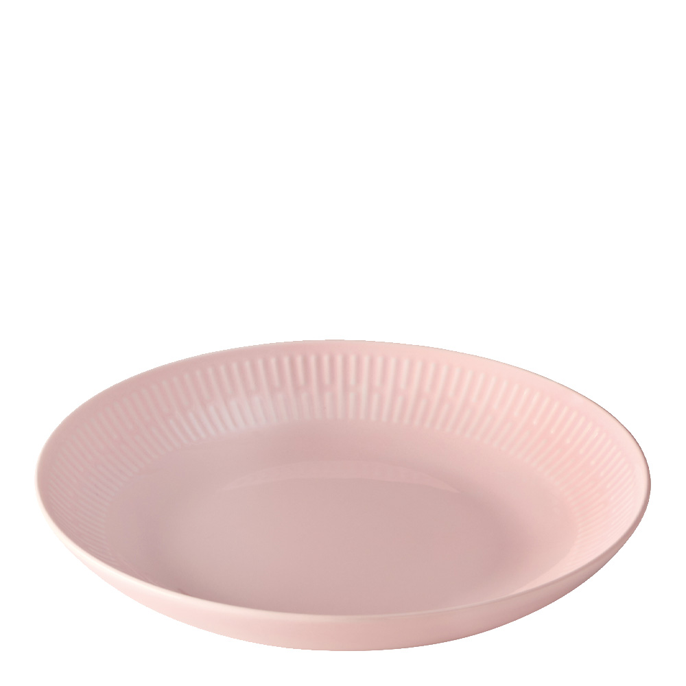 Läs mer om Aida - Relief Djup Tallrik 22 cm Rosa