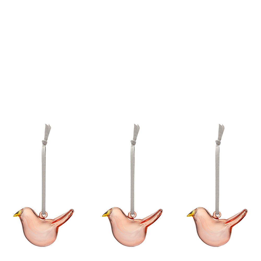 Iittala - Iittala Minifåglar 3-pack Rosa