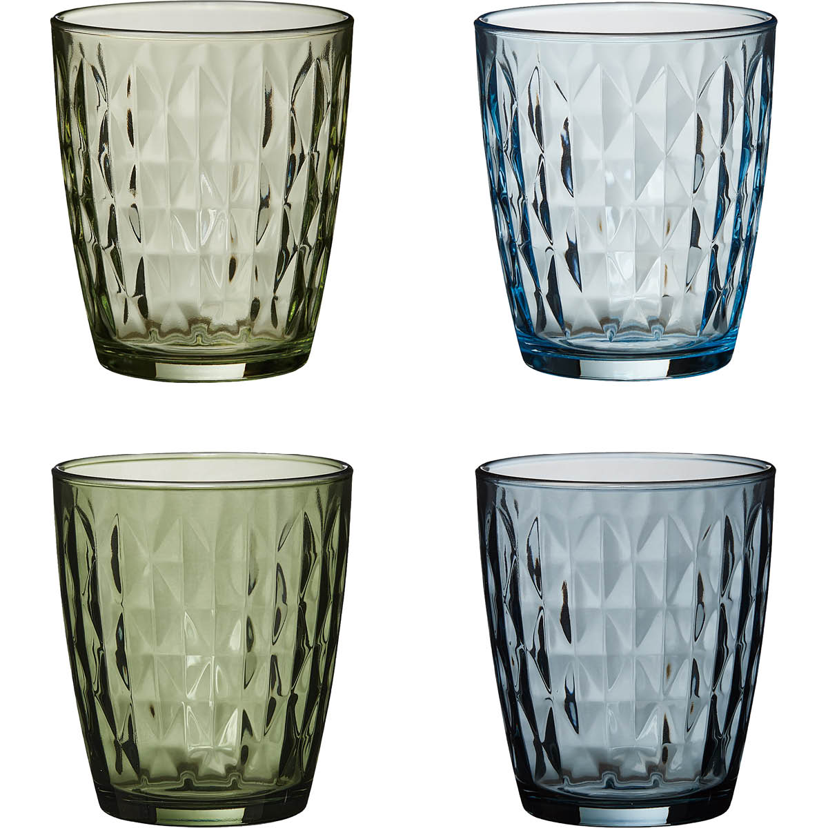 Läs mer om Aida - Mosaic Dricksglas 34 cl 4-pack Blå/Grön