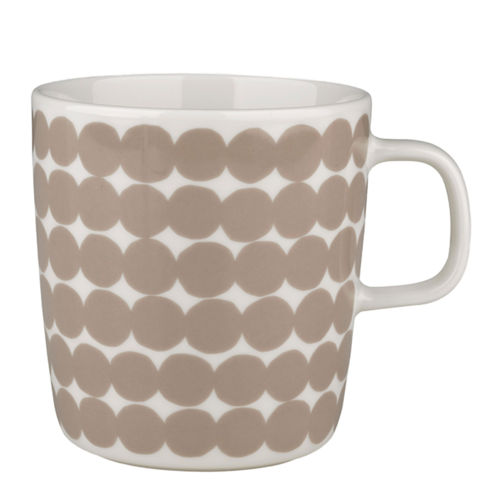 Läs mer om Marimekko - Oiva/Räsymatto Mugg 40 cl Vit/Beige