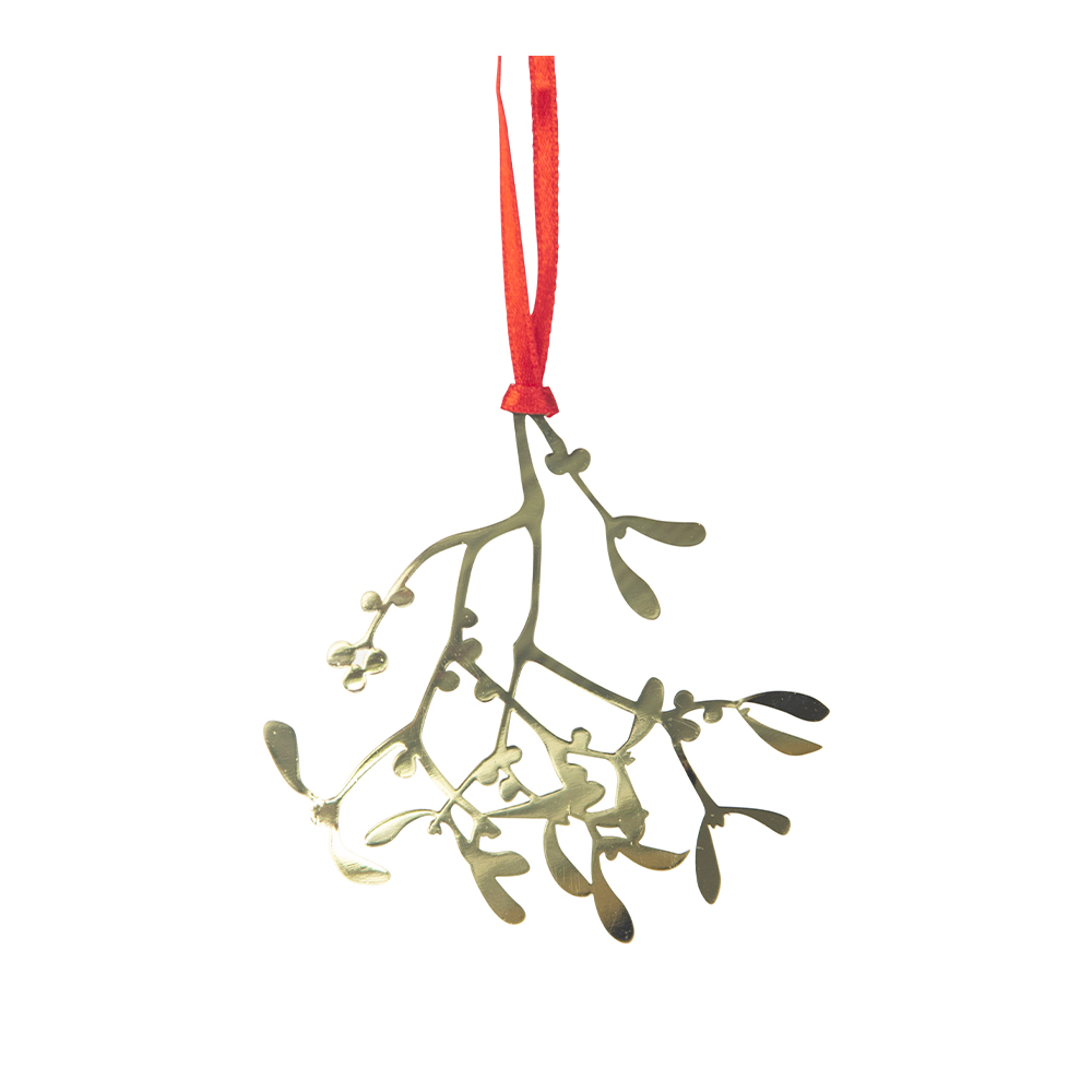 Pluto - Julpynt Mistel 9 cm Guld